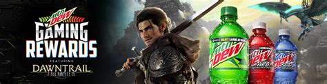 mountain dew unlock gaming rewards|Prepare for Dawntrail with a Special Collaboration with MTN DEW!.